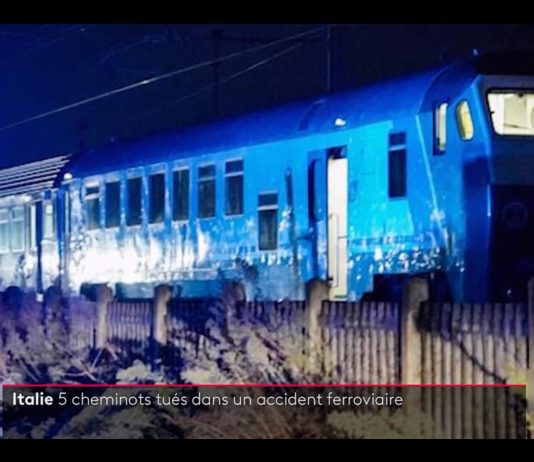 Italien: Fünf Eisenbahner bei Zugunglück in der Nähe von Turin getötet Unfall_Brandizzo_ScreenF2