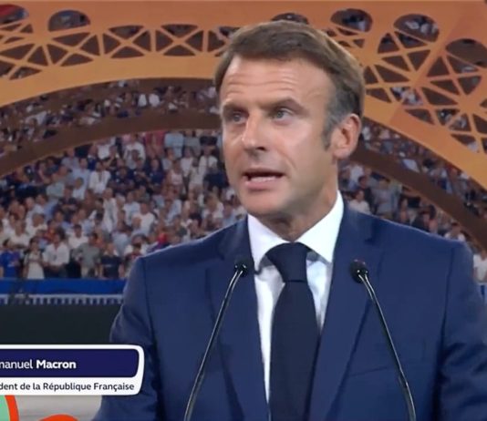 Rugby-Weltmeisterschaft 2023: Emmanuel Macron bei Eröffnungsrede im Stadion ausgepfiffen Macron_Rugby-WM