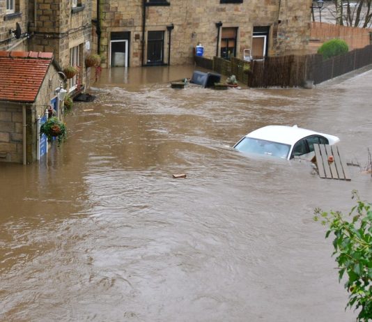 Überschwemmungen im Hérault: Vollgelaufene Häuser und weggeschwemmte Autos Ueberschwemmung_Illustration