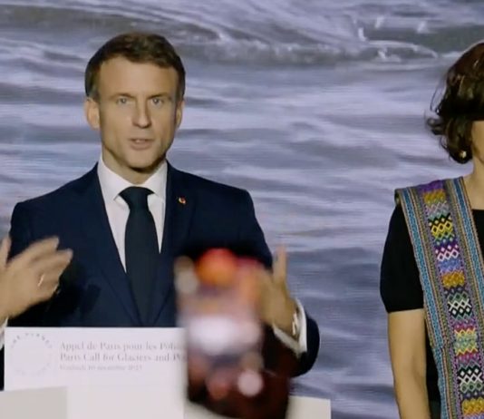 Emmanuel Macron kündigt Bau eines Forschungsschiffes für die Polarmeere an Macron_Rettung_der_Gletscher_ScreenX