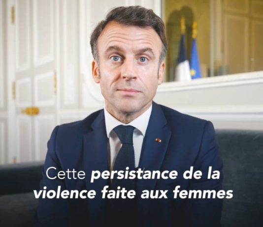 Emmanuel Macron: Wir müssen und werden der Gewalt gegen Frauen ein Ende setzen Macron_gegen_Gewalt_gegen_Frauen_ScreenX
