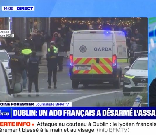Messerattacke in Dublin: Ein französischer Gymnasiast entwaffnete den Angreifer Messerattacke_Dublin_ScreenF2