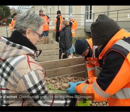 Limoges: Die Stadtverwaltung organisiert kostenlose Gemüseverteilungen Kartoffelverteilung_Limoges