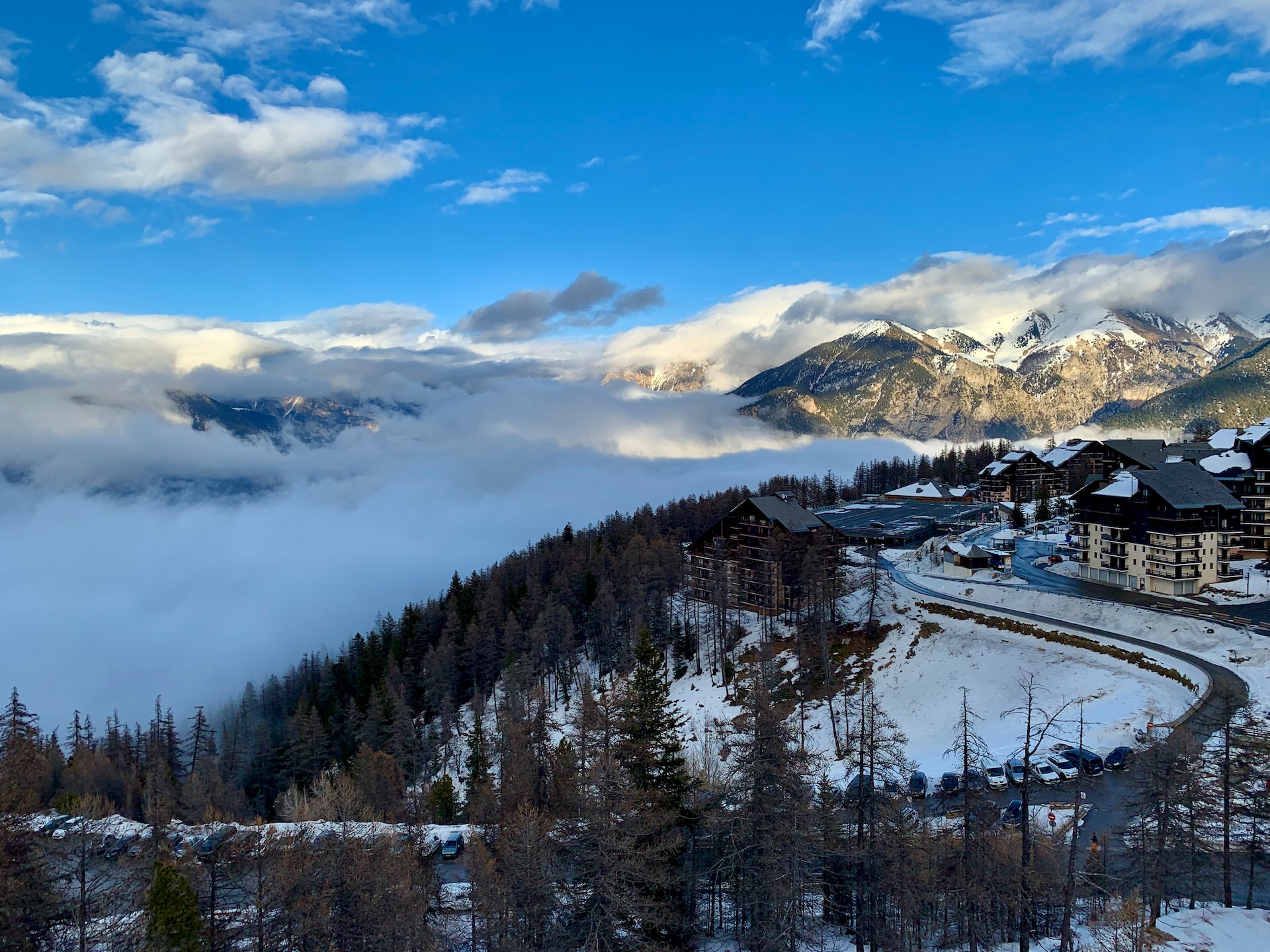 Unwetter im Departement Hautes-Alpes: Der Ferienort Risoul war von der Außenwelt abgeschnitten