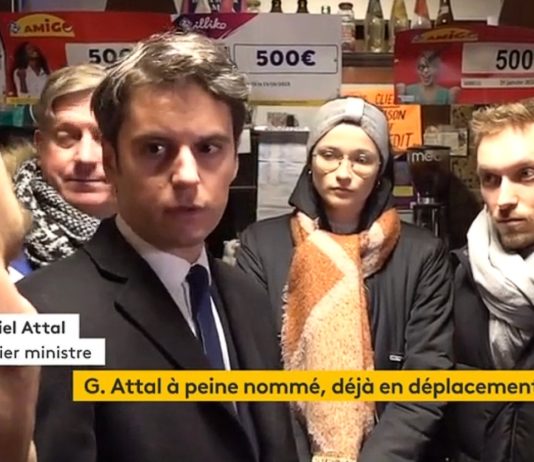 Kaum zum Premierminister ernannt: Gabriel Attal tröstet die Katastrophenopfer im Pas-de-Calais Attal_Pas-de-Calais_ScreenF3