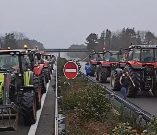 Bauernproteste: Blockade des Flughafens Toulouse-Blagnac für diesen Freitag angekündigt Bauern_blockieren_Autobahn_ScreenX