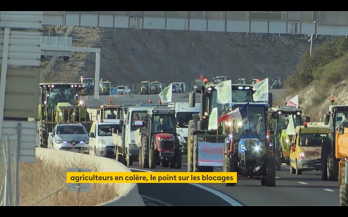Bauernproteste: Acht Blockaden auf den Autobahnen der Region Île-de-France