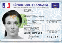 Frankreich: Handel mit gefälschten Ausweispapieren in 20 Departements aufgedeckt Personalausweis_Frankreich