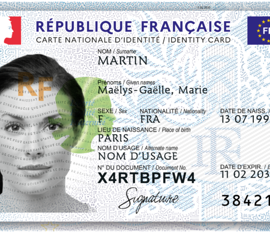 Frankreich: Handel mit gefälschten Ausweispapieren in 20 Departements aufgedeckt Personalausweis_Frankreich
