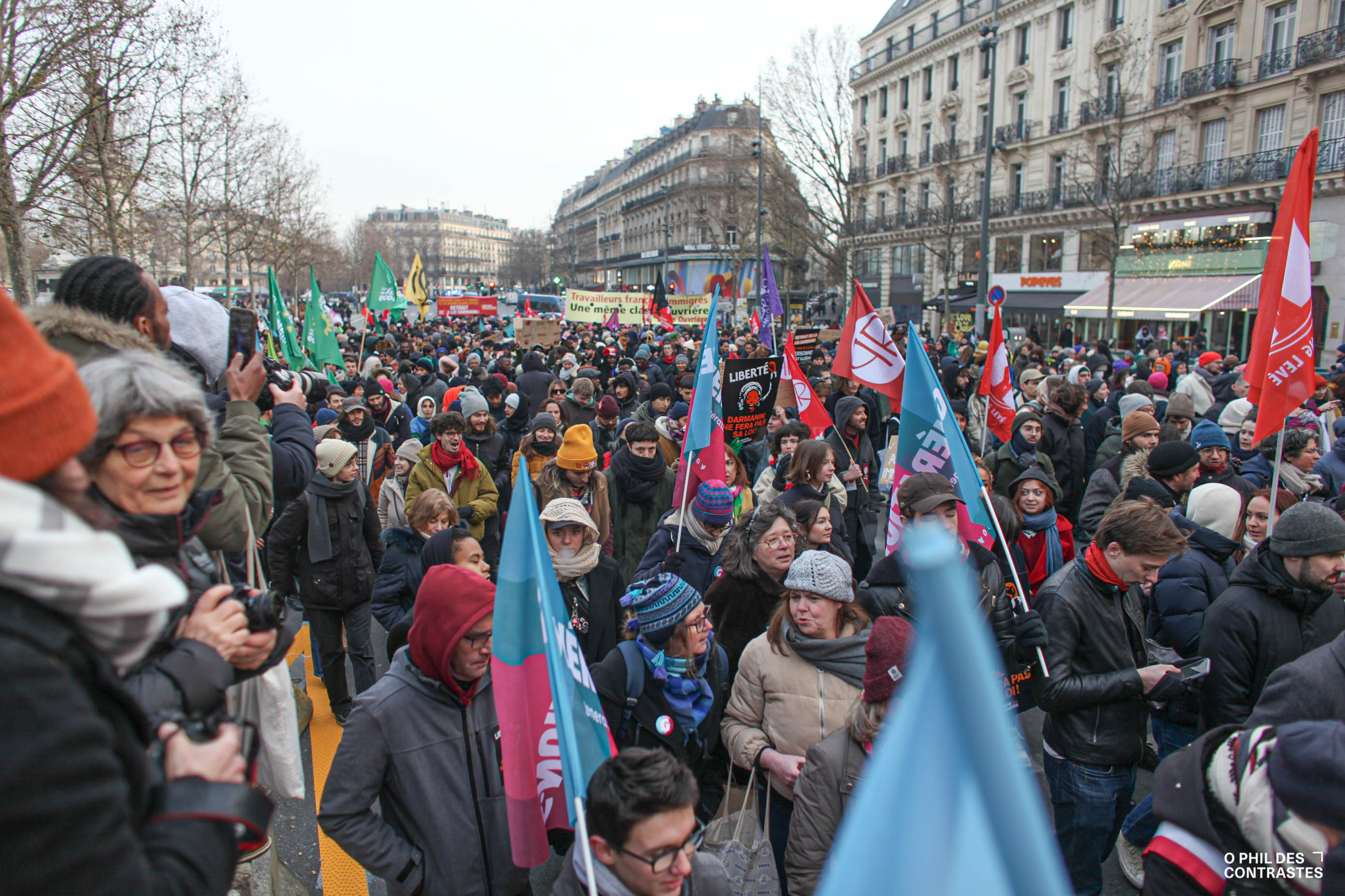 Einwanderungsgesetz: Demonstrationen in Frankreich für "vollständige Rücknahme" des Textes
