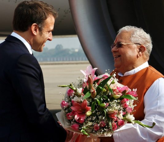 Sicherheit und Verteidigung stehen im Mittelpunkt des Besuchs von Emmanuel Macron in Indien Macron_Indenreise_ScreenX