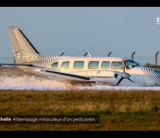 Charente-Maritime: Unglaubliche Notlandung eines Kleinflugzeugs in La Rochelle Notlandung_ScreenF2