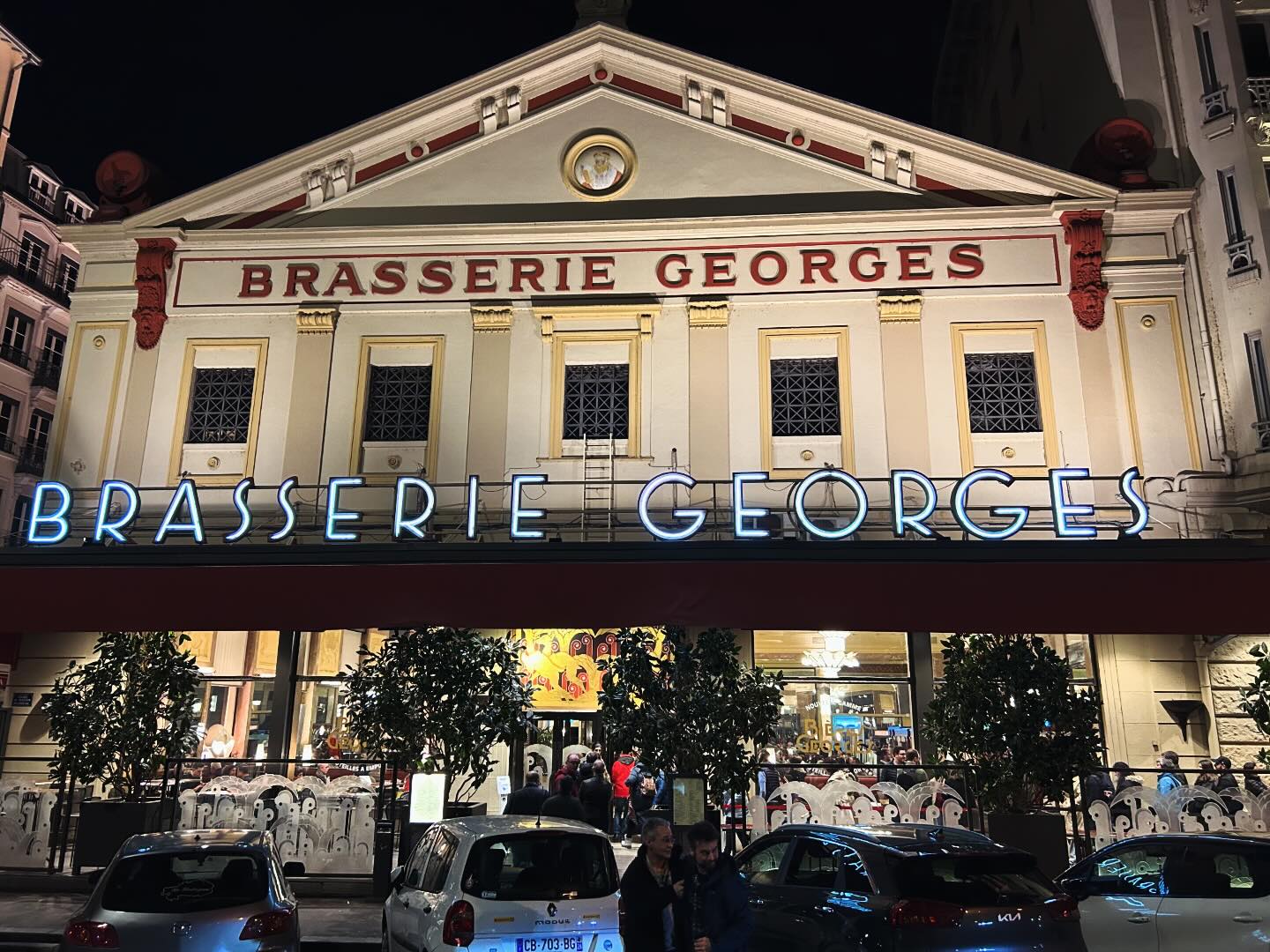 Gastronomie : Die Brasserie Georges - eine der besten Adressen in Lyon...