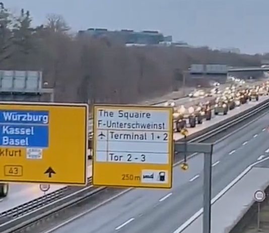 Bauernproteste: Traktoren in Rom, Blockade des Frankfurter Flughafens, Demonstration in Genf… Bauernprotest_Frankfurt_ScreenX