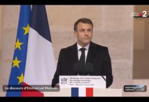 Macron nennt Hamas-Angriff vom 7. Oktober „das größte antisemitische Massaker unseres Jahrhunderts“ Macron_Ehrung_Opfer_Hamas_ScreenF2
