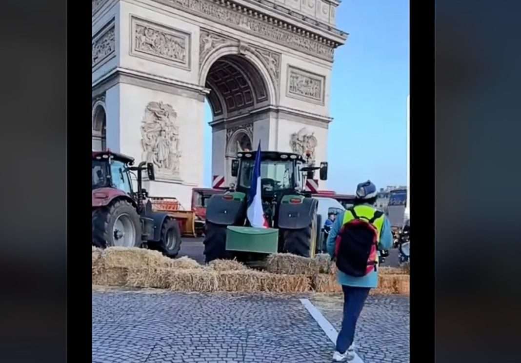 Bauernprotest_Paris_ScreenTikTok