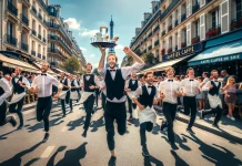 Mit Tablett und Tempo durch die Altstadt: Dinan feiert die Rückkehr der „Course des Garçons de Café“ Kellnerrennen