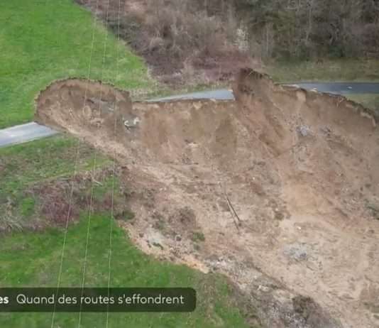 Savoie: Straßenverkehr leidet unter Wetterkapriolen Erdrutsch_Sovoie_ScreenF2