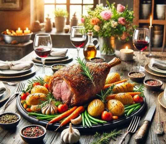 Rezept des Tages: Traditionelles Agneau Pascal (Osterlamm) für 4 Personen Osterlamm_Keule