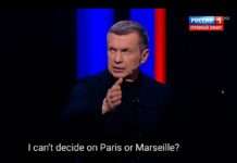 Russisches Fernsehen: Paris, Marseille, Lyon – welche Stadt soll zuerst dem Erdboden gleichgemacht werden? Wladimir_Solowjew_ScreenX