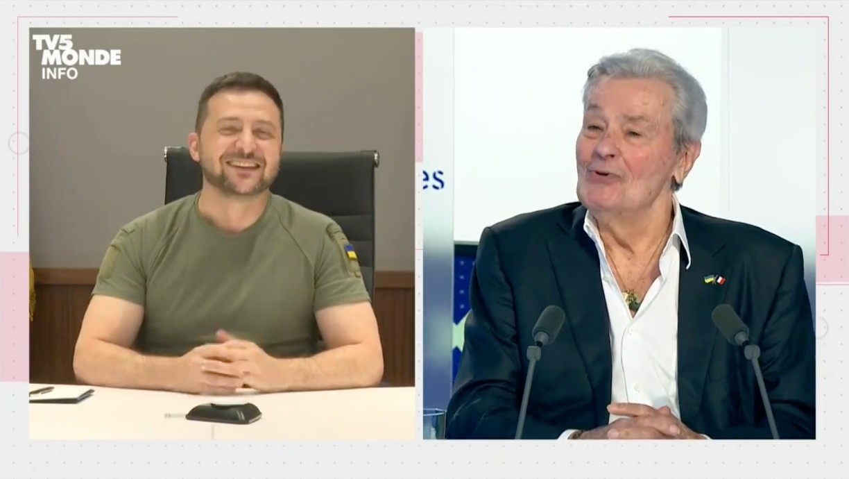 Alain Delon erhält Auszeichnung für seine Unterstützung der Ukraine