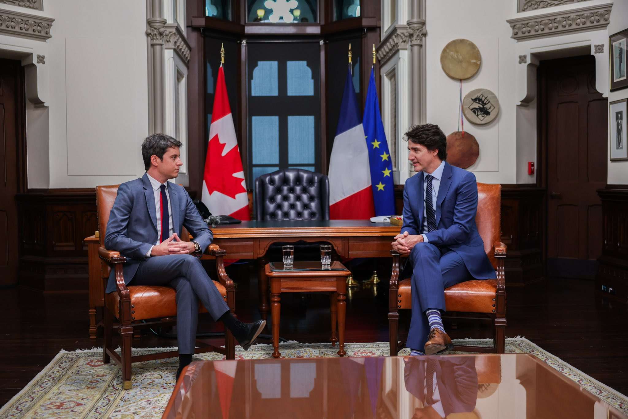 CETA: Ein "Win-Win-Abkommen" meinen Attal und Trudeau