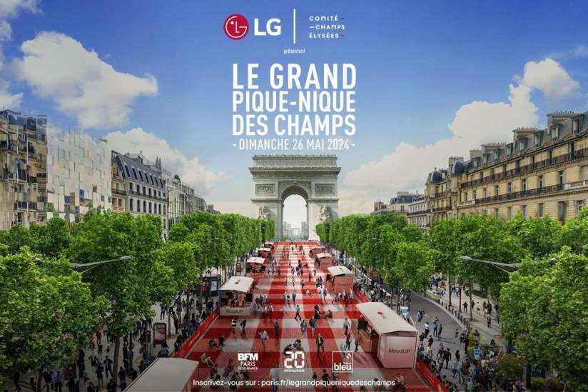 Champs de Festivités: Das größte Picknick der Welt auf den Champs-Elysées
