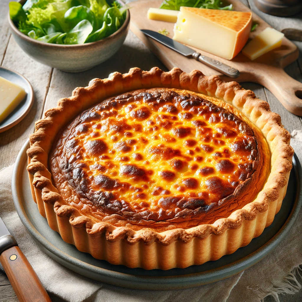Tarte au Maroilles: Traditionelle Käsetarte aus Nordfrankreich