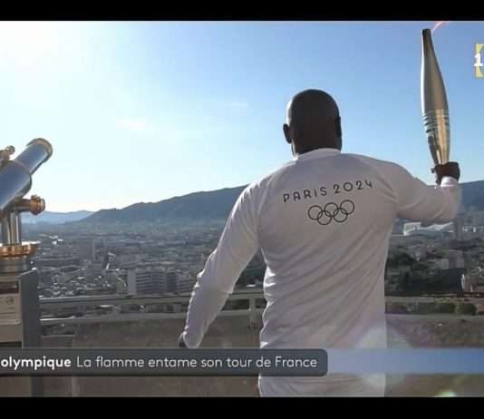 Die Olympische Flamme startet ihre Frankreich-Tour in Marseille Fackellauf_ScreenF2