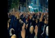 Faschistischer Gruß bei Demonstration in Mailand: Ermittlungen eingeleitet Faschistengruss_Mailand_ScreenX