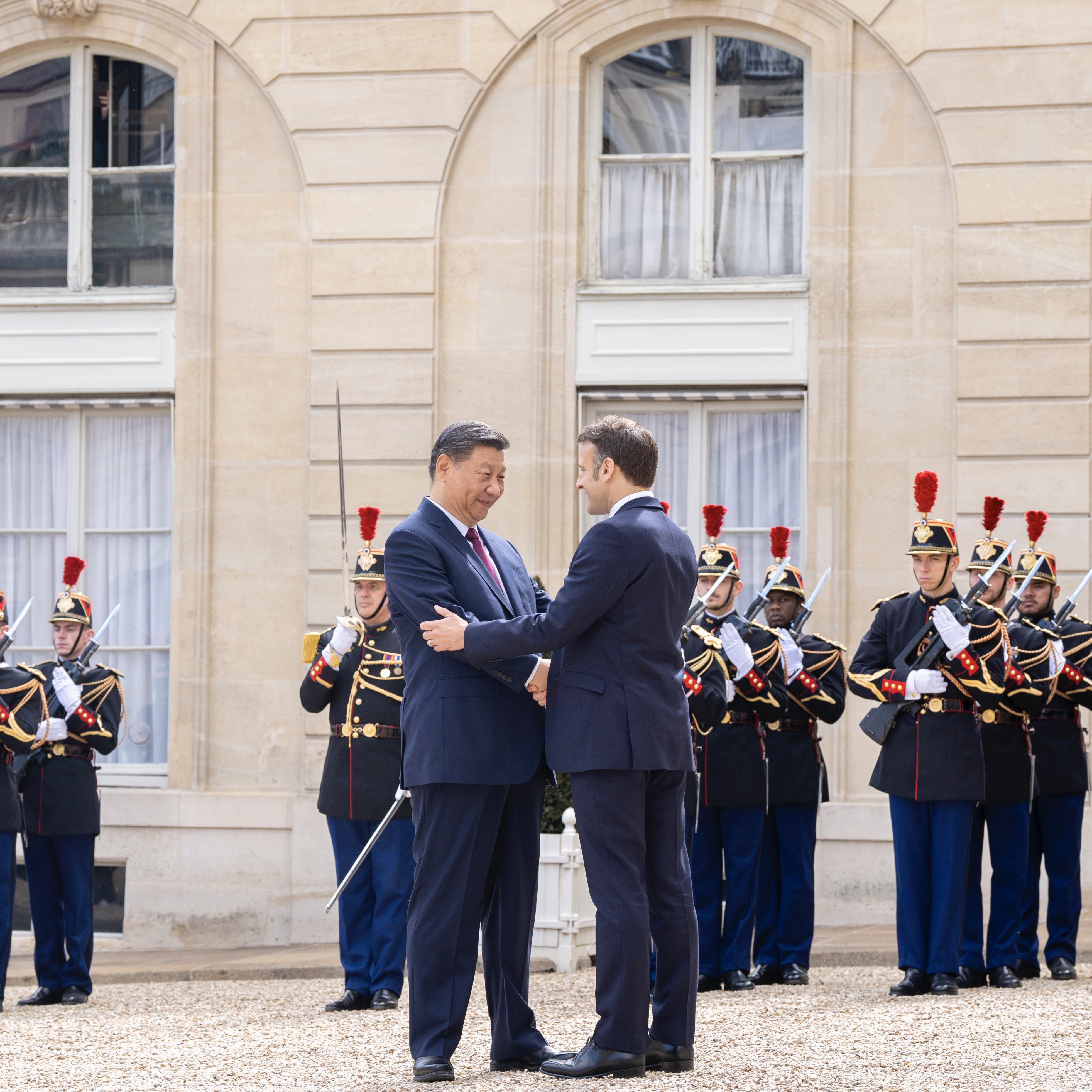Macron und Xi streben Koordination in globalen Krisen an