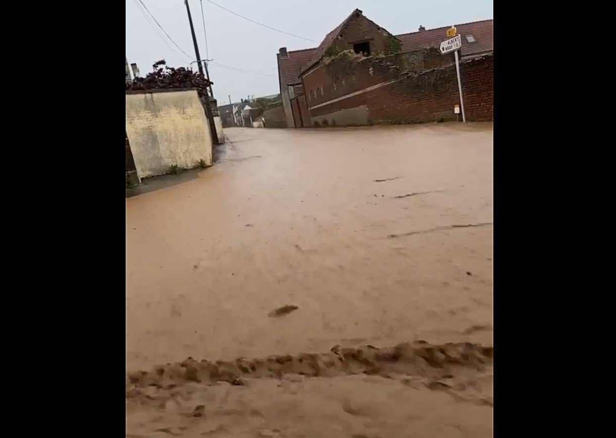 Heftige Schlammlawinen in der Somme: Unwetter verursachen Chaos
