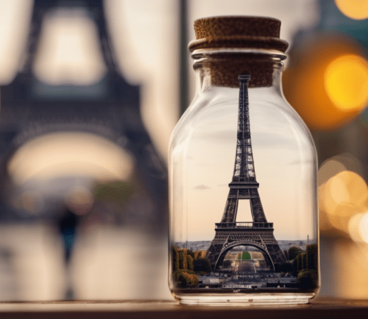 Wenn man mit „Wenn“ Paris in eine Flasche stecken könnte Eiffelturm_in_der Flasche