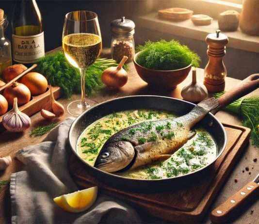 Bar à la Cherbourgeoise: Ein kulinarisches Erbe der Normandie Bar-a-la-Cherbourgoise