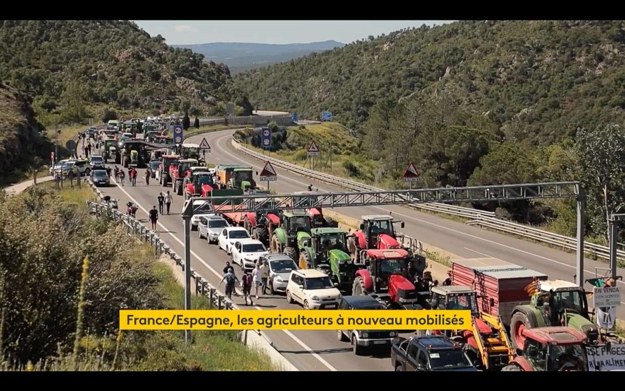 Agrarprotest in Frankreich und Spanien: Landwirte blockieren erneut Grenzübergänge