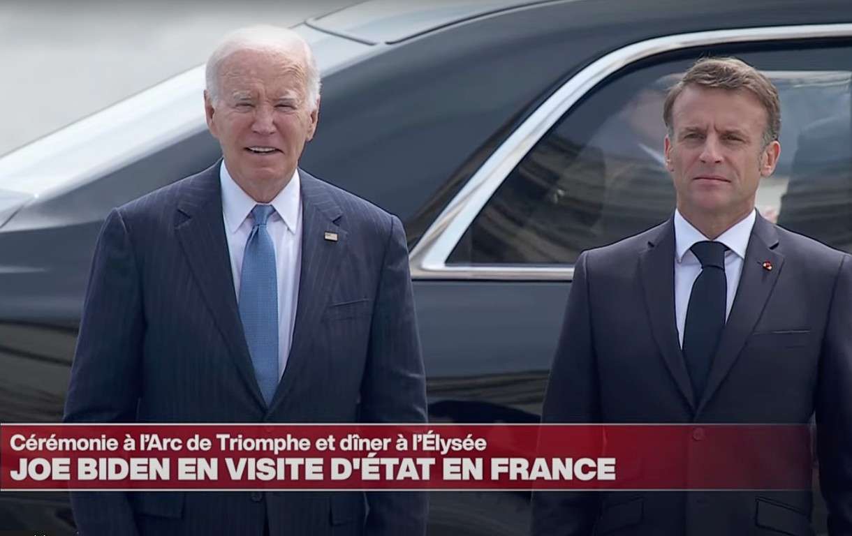 Joe Biden in Paris: Feierliche Zeremonie und Gespräche über Handel, Israel und die Ukraine