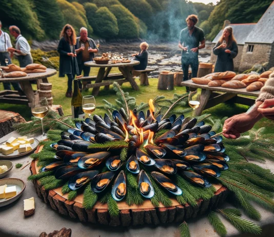 Éclade de Moules: Ein traditionelles Gericht aus La Rochelle Eclade-de-Moules