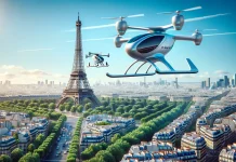 Paris 2024: Wie der Traum von den fliegenden Taxis platzt Illustration_Volocity