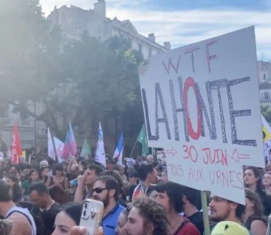 Ein Blick auf die landesweiten Proteste gegen den Rechtsextremismus in Frankreich Demo_gegen_Rechts_Marseille_ScreenX