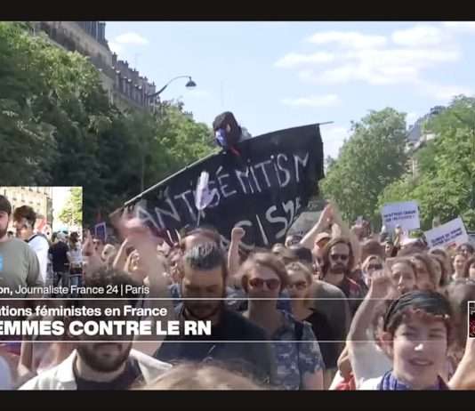 Tausende gegen die extreme Rechte: Frauen demonstrierten in Paris Demonstration_gegen_Rechts_ScreenF24