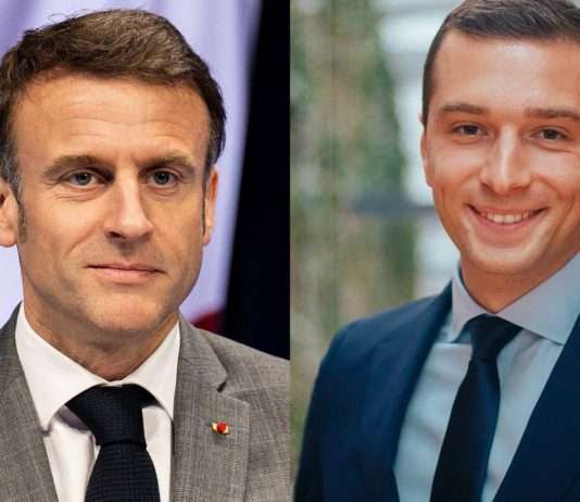 Wer ist im Fall der Kohabitation für die Verteidigung zuständig? Ein brisantes Thema heute in Frankreich Emmanuel_Macron_Jordan_Bardella_Wiki