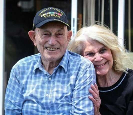 Liebesbekenntnis in der Normandie: 100-jähriger Veteran heiratet seine große Liebe Harold-Terens_Jeanne-Swerlin