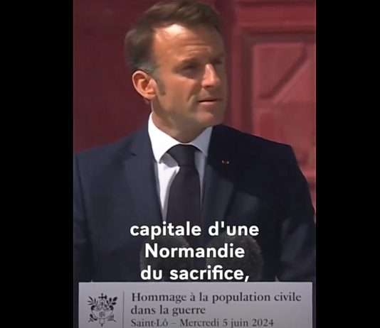 D-Day: Emmanuel Macron bringt Frankreich zurück auf die Weltbühne Macron_D-Day_Saint-Lo_ScreenX
