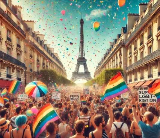 Pariser Pride-Marsch: Acht wichtige Fragen rund um LGBT+ Pride-Paraden Pride-Parade-Illustration
