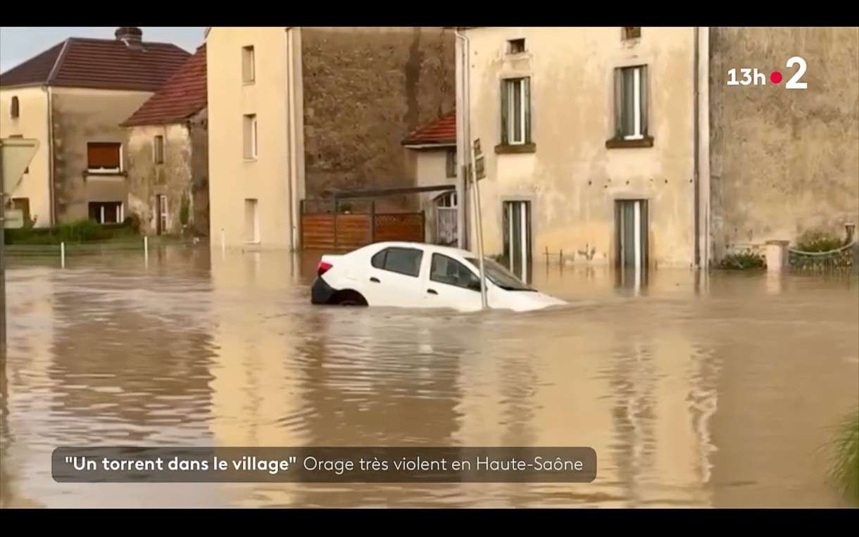 Heftiger Sturm in der Haute-Saône: Schlammlawinen und Überschwemmungen