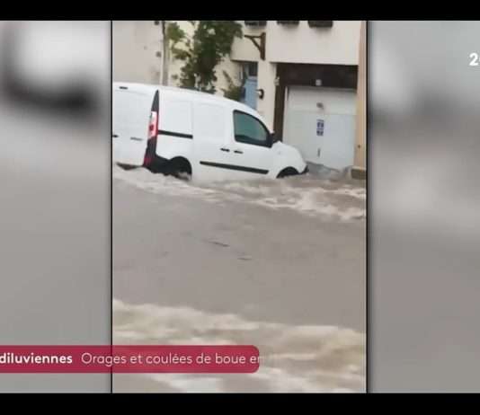 Heftige Unwetter: Gewitter erschüttern die Haute-Saône Ueberschwemmungen_Haute_Saone_ScreenF2