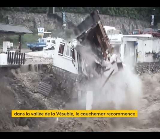 Heftige Unwetter in den Alpes-Maritimes: Das Vésubie-Tal wieder hart getroffen Unwetter_Vesubie_ScreenFI