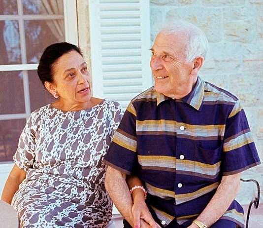 Die politische Dimension in Marc Chagalls Werk – Einblicke in die neue Ausstellung in Nizza Vava_Brodsky_and_Marc_Chagall_1967