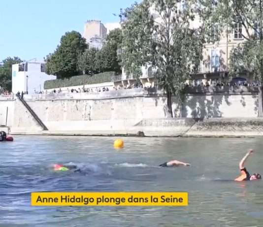 Paris: Anne Hidalgo Schwimmt in der Seine – Ein Politisches Symbol Anne_Hidalgo_Seine_ScreenYoutube