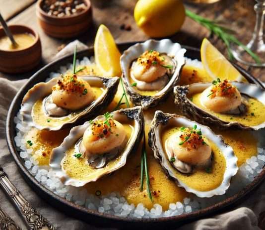 Austern mit Champagner-Sabayon: Herkunft, Geschichte und Rezept Austern_Champagner_Sabayon